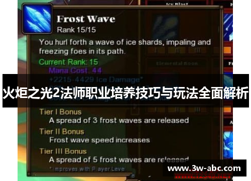 火炬之光2法师职业培养技巧与玩法全面解析